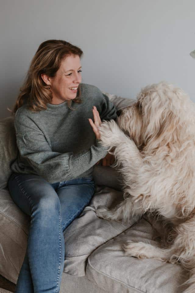 Gijs en ik high5 bank